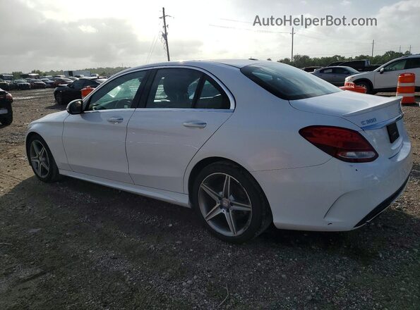 55SWF4JB5HU194150 2017 MERCEDES-BENZ C White Rear right