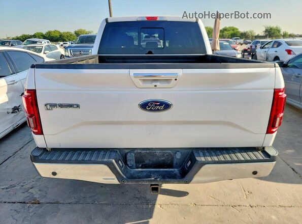 1FTEW1CP0GKF79041 2016 FORD F150 Белый Вид салона спереди