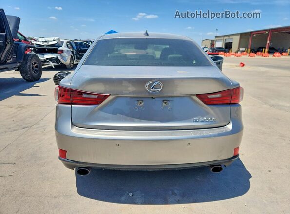 JTHBA1D23G5005793 2016 LEXUS IS Silver Widok wnętrza z przodu