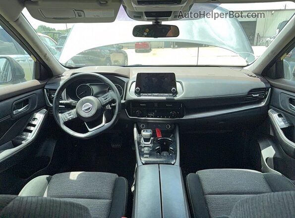 5N1BT3BA7NC728696 2022 NISSAN ROGUE Gray Rear seats view