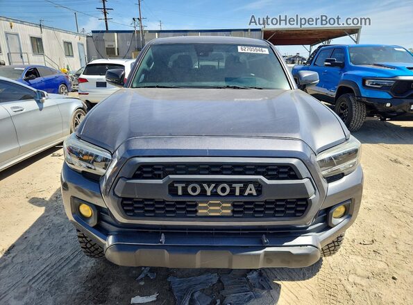 5TFCZ5AN5LX221020 2020 TOYOTA TACOMA Charcoal Rear view