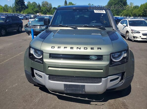 SALEK7RX9M2044378 2021 LAND ROVER DEFENDER Green Vista trasera