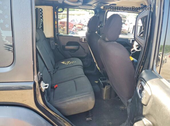 1C4HJXDN7JW283462 2018 JEEP WRANGLER Black Engine compartment view