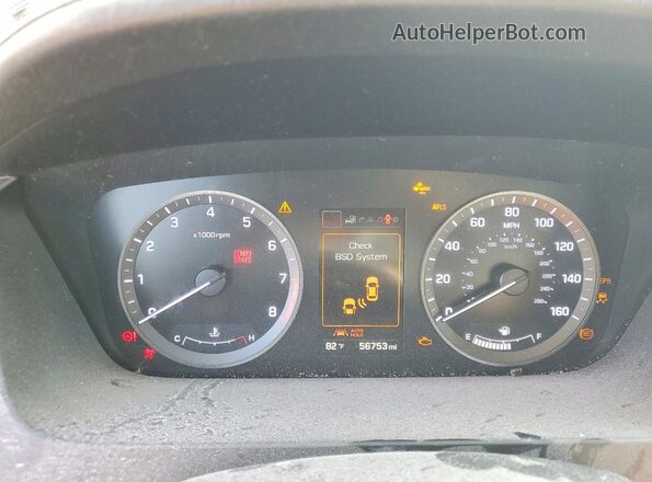 5NPE34AF7HH497781 2017 HYUNDAI SONATA Blue Вид задніх сидінь