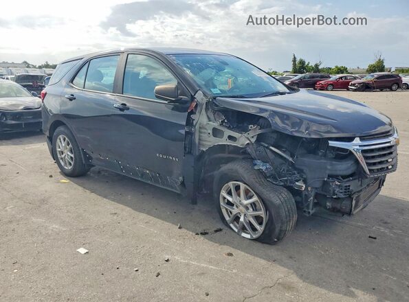 2GNAXHEV5N6152459 2022 CHEVROLET EQUINOX Черный Вид спереди