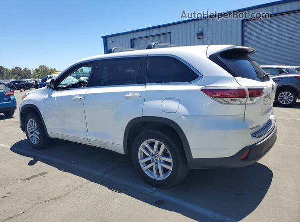5TDZKRFH9GS144964 2016 TOYOTA HIGHLANDER White Հետևի աջ