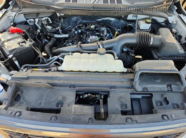 1FTEW2KP7RKF20417 2024 FORD F150 Gray ძრავის განყოფილების ხედი