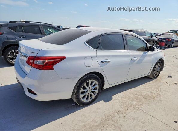 3N1AB7AP8KY340026 2019 NISSAN SENTRA White Delantero derecho
