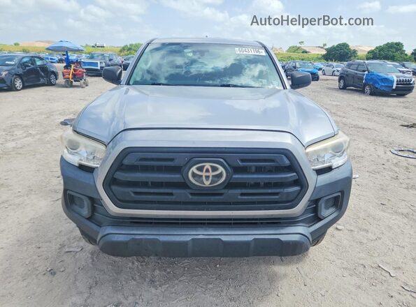 5TFRX5GN4KX149734 2019 TOYOTA TACOMA Silver Հետևի տեսք