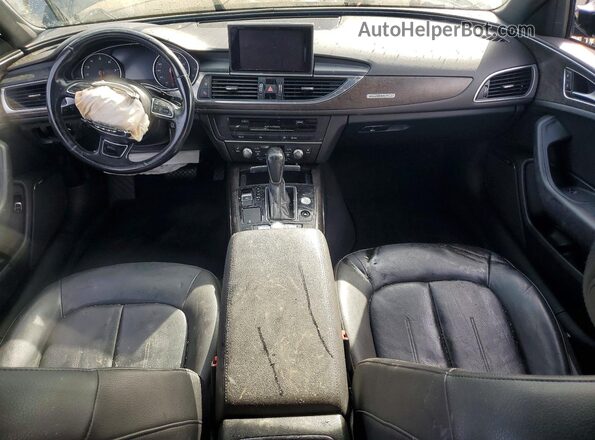 WAUG8AFC7HN039257 2017 AUDI A6 Black Սարքավորումների վահանակի տեսք