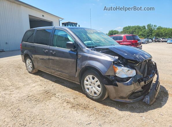 2C4RDGBG8JR138293 2018 DODGE GRAND Gray Vista frontal