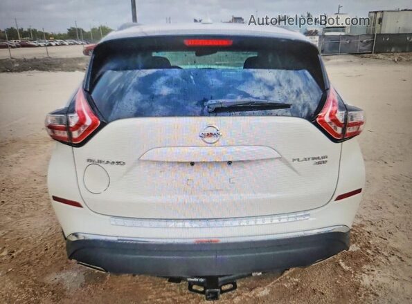 5N1AZ2MH3HN148689 2017 NISSAN MURANO White წინა სალონის ხედი