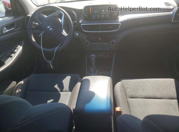KM8J33A43KU913003 2019 HYUNDAI TUCSON Red Widok zestawu wskaźników