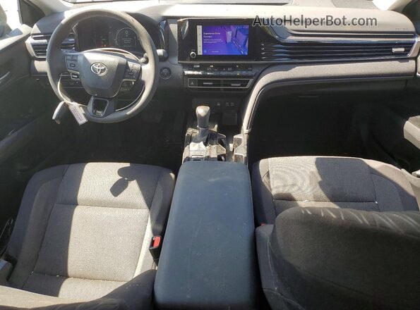 4T1DAACK8SU595169 2025 TOYOTA CAMRY Black Instrument cluster view