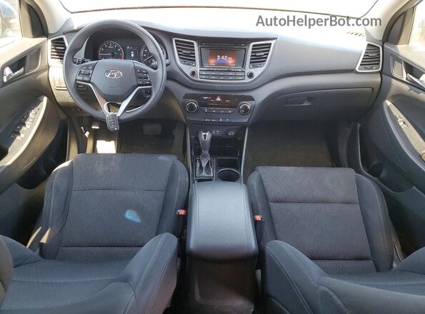 KM8J33A44GU091674 2016 HYUNDAI TUCSON Blue Vista del cuadro de instrumentos