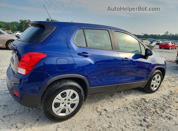 3GNCJKSB6HL190784 2017 CHEVROLET TRAX Blue უკანა მარჯვენა
