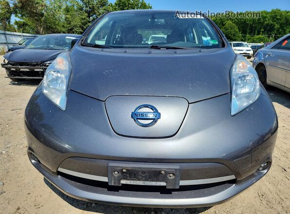 1N4BZ0CP5GC313857 2016 NISSAN LEAF Gray უკანა ხედი