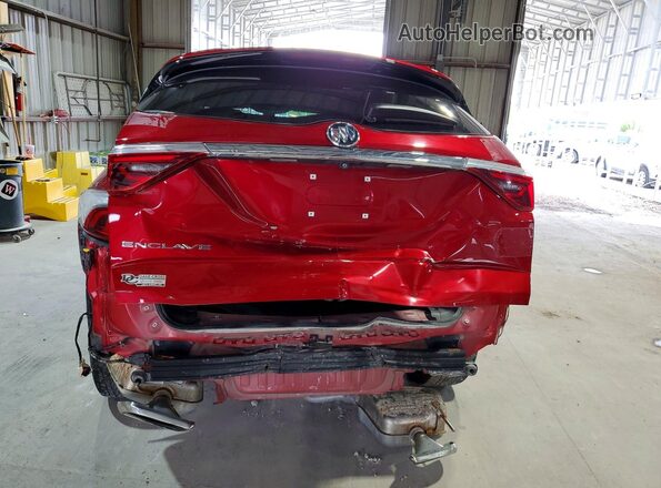 5GAERBKW8NJ165919 2022 BUICK ENCLAVE Maroon Widok z tyłu