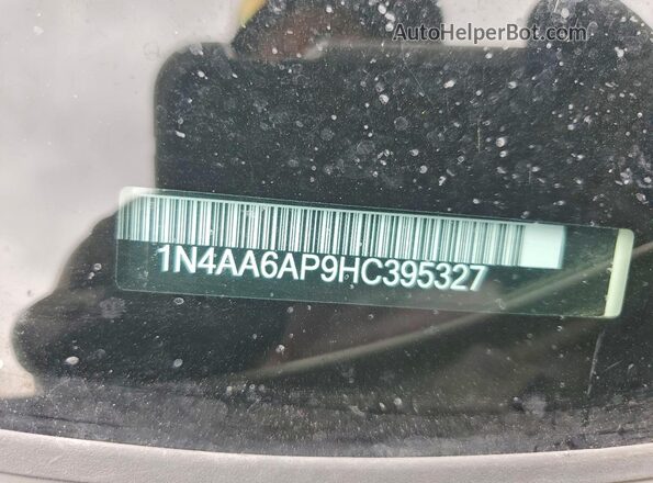 1N4AA6AP9HC395327 2017 NISSAN MAXIMA Белый Вид наклейки с VIN-кодом