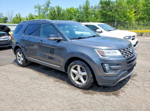 1FM5K7D86GGA84413 2016 FORD EXPLORER Gray წინა ხედი