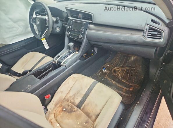 2HGFC2F59JH536170 2018 HONDA CIVIC Black Widok zestawu wskaźników