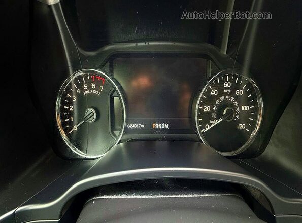 1FTEW1C46KFB58299 2019 FORD F150 Черный Вид щитка приборов
