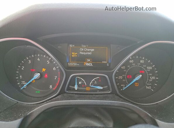 1FADP3F27HL267482 2017 FORD FOCUS White უკანა სავარძლების ხედი