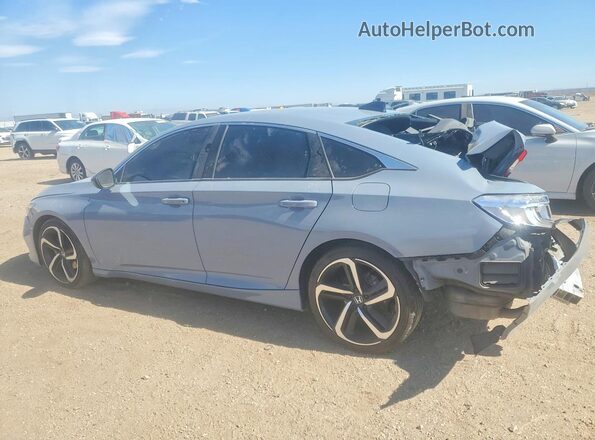 1HGCV1F31MA093246 2021 HONDA ACCORD Gray Հետևի աջ