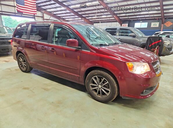 2C4RDGCG5HR714558 2017 DODGE CARAVAN Burgundy Vista frontal