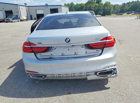 WBA7E4C50KGV28515 2019 BMW 7 SERIES Silver Вид салону спереду