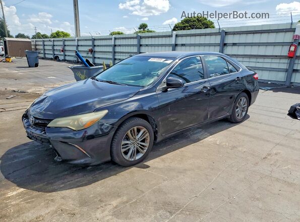 4T1BF1FKXGU119873 2016 TOYOTA CAMRY Черный Задняя левая четверть