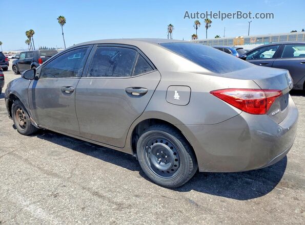 5YFBURHEXHP612645 2017 TOYOTA COROLLA Серый Задняя правая четверть