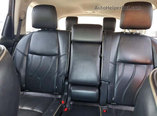 5N1DL0MN8JC507139 2018 INFINITI QX60 Black Սալոնի հետևի տեսք