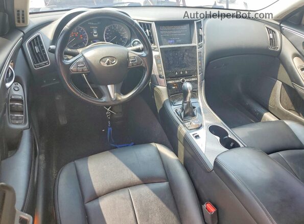 JN1EV7AR5HM837976 2017 INFINITI Q50 White Սարքավորումների վահանակի տեսք