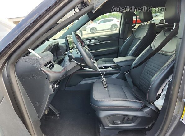 1FMUK8KH6SGB58409 2025 FORD EXPLORER Gray Vista del salpicadero