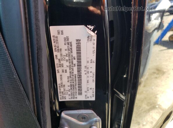 1FMCU0F79GUB99862 2016 FORD ESCAPE Black Շարժիչի բաժամունքի տեսք