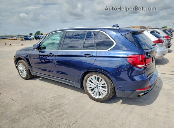 5UXKT0C57G0S78474 2016 BMW X5 Blue Հետևի աջ