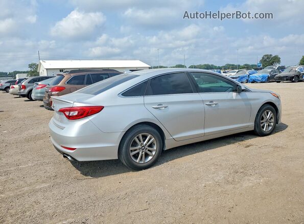 5NPE24AF4HH491648 2017 HYUNDAI SONATA Silver Front right