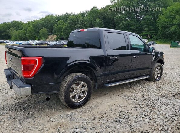 1FTEW1EP0NKD35920 2022 FORD F150 Black Передня права чверть