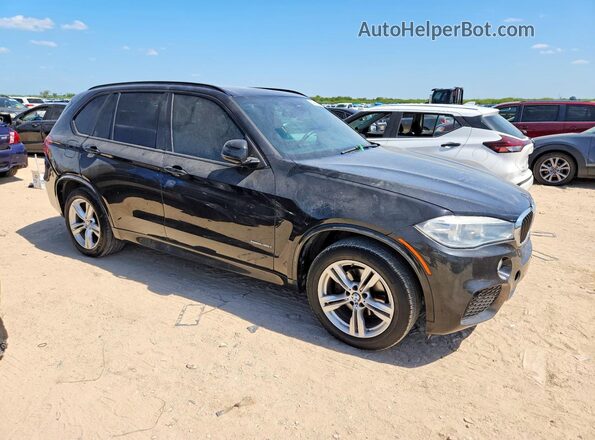 5UXKR2C54J0Z17525 2018 BMW X5 Black წინა ხედი