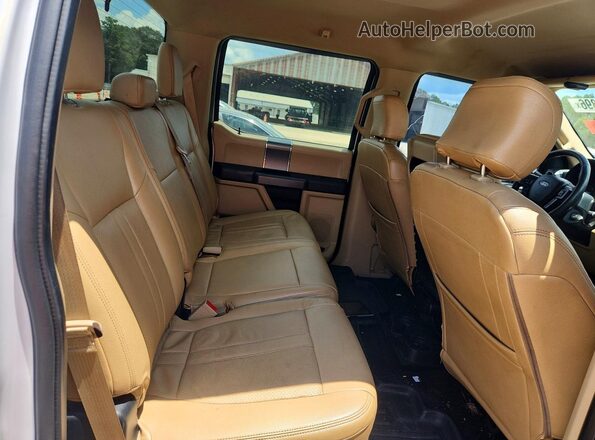 1FTEW1EP5JKC33961 2018 FORD F150 White Rear interior view