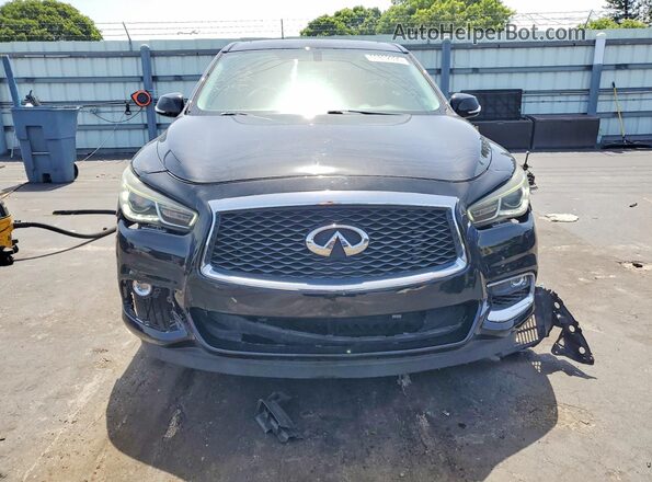 5N1DL0MN8JC507139 2018 INFINITI QX60 Black Հետևի տեսք