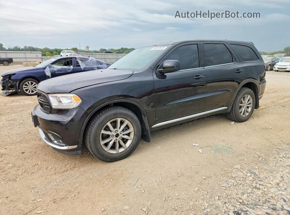 1C4RDJFG8GC442393 2016 DODGE DURANGO Черный Задняя левая четверть