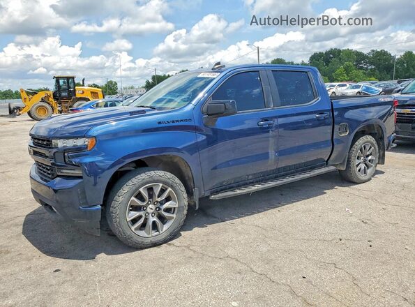 1GCUYEET2MZ264199 2021 CHEVROLET SILVERADO Blue უკანა მარცხენა