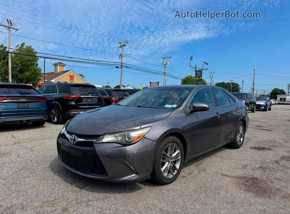 4T1BF1FK1HU341316 2017 TOYOTA CAMRY Gray Rear left