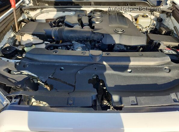 JTEBU5JR4L5781633 2020 TOYOTA 4RUNNER White Vista de la etiqueta del VIN