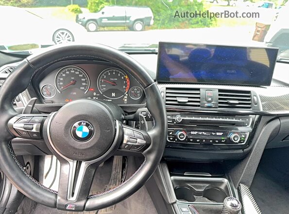 WBS8M9C54G5G41759 2016 BMW M3 Charcoal Widok tylnych siedzeń