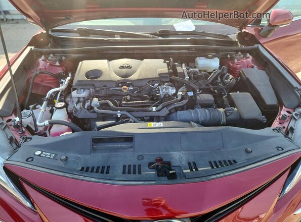 4T1F31AK7MU547266 2021 TOYOTA CAMRY Red Вид підкапотного простору