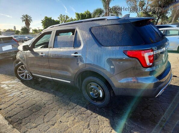 1FM5K8F89HGD99968 2017 FORD EXPLORER Gray Հետևի աջ