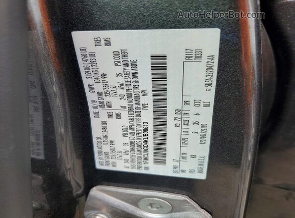 1FMCU9GD4KUB08613 2019 FORD ESCAPE Gray Սալոնի 360 աստիճան տեսք